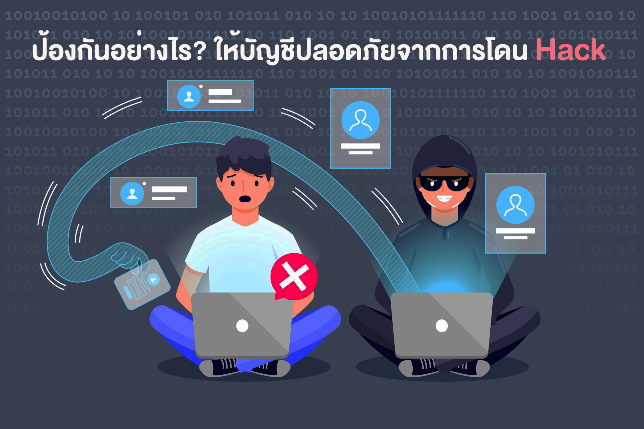 ป้องกันอย่างไร? ให้บัญชีปลอดภัยจากการโดน Hack